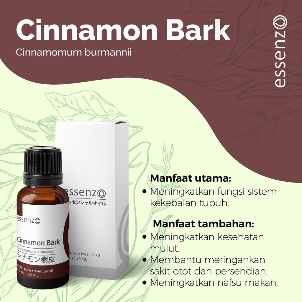 

CINNAMON BARK (Ekstrak Kayumanis - untuk Kekebalan Tubuh)