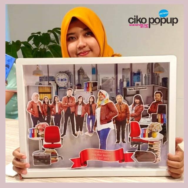 

BIG SIZE ▪️ POPUP FRAME KADO PERPISAHAN FAREWELL HADIAH UNIK KADO UNIK