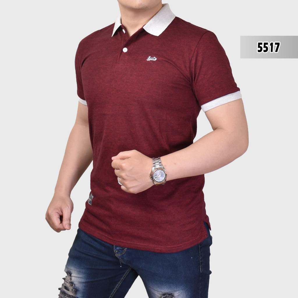  Polo shirt  pria kerah  beda warna kaos  kerah  pria 