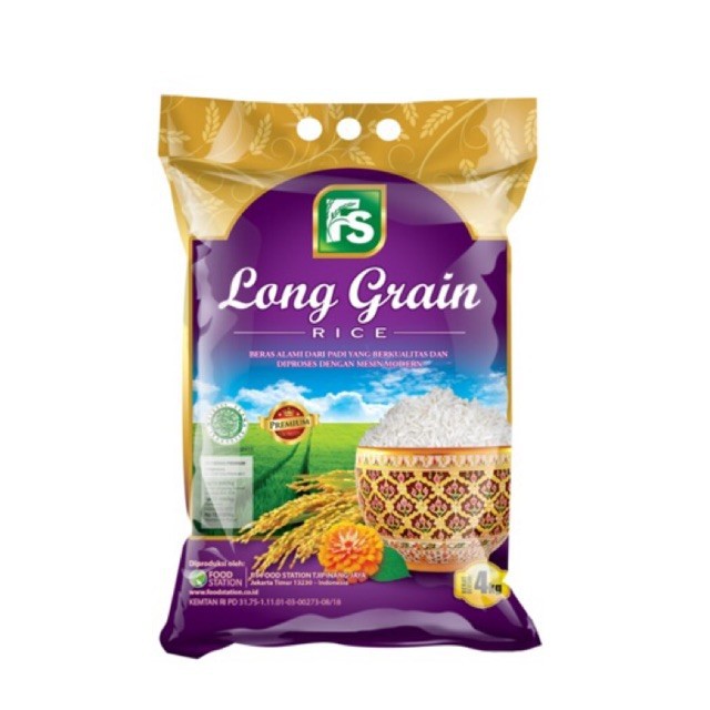 

BERAS Food Station Long Grain 4 Kg