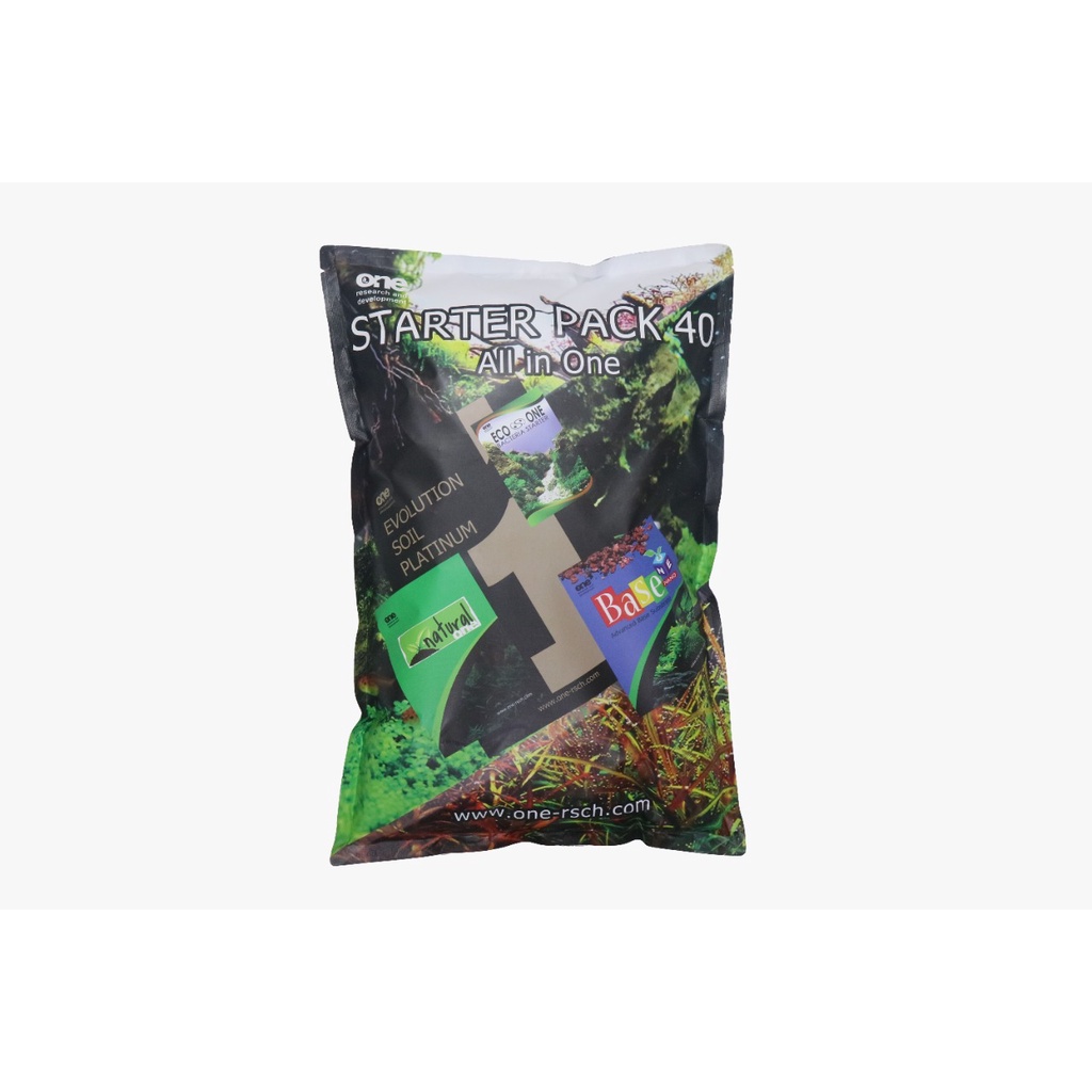 Starterpack Tank 40 Cm Paket Media Tanam Aquascape Aquarium ONE RISET