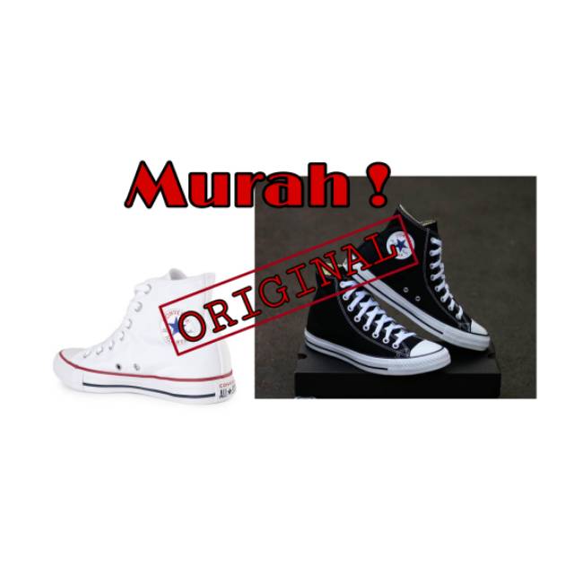 Sepatu Converse Basic HI Original
Murah hitam dan putih