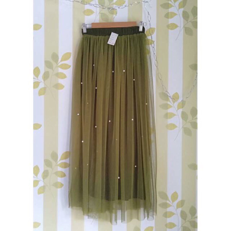 ( BISA COD ) ROK TUTU MUTIARA PREMIUM / TUTU PEARL MAXI SKIRT PREMIUM