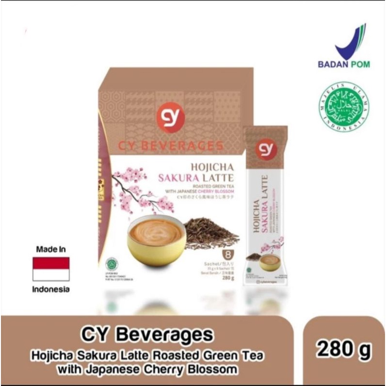 

CY Hojicha Sakura Latte 35 g x 8s ( 280 g )