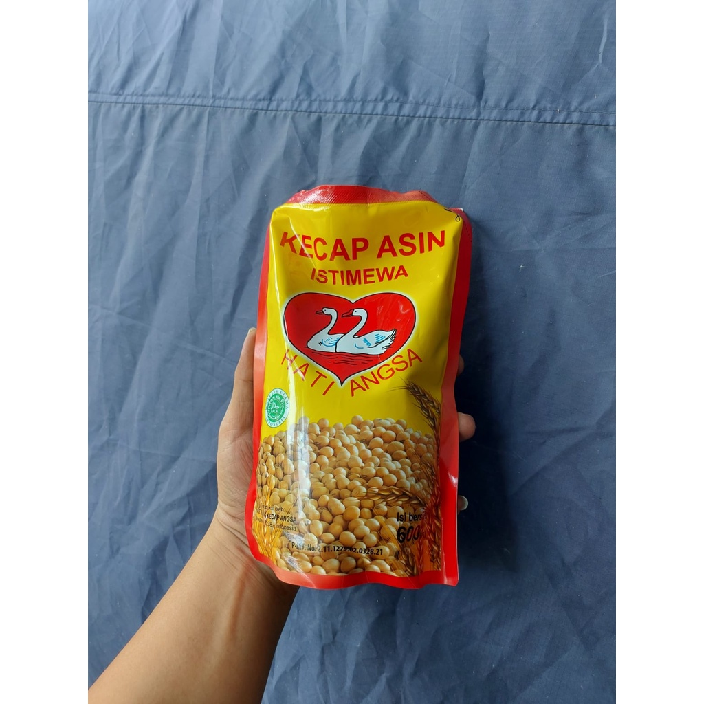 

Kecap asin angsa Refill 600ml