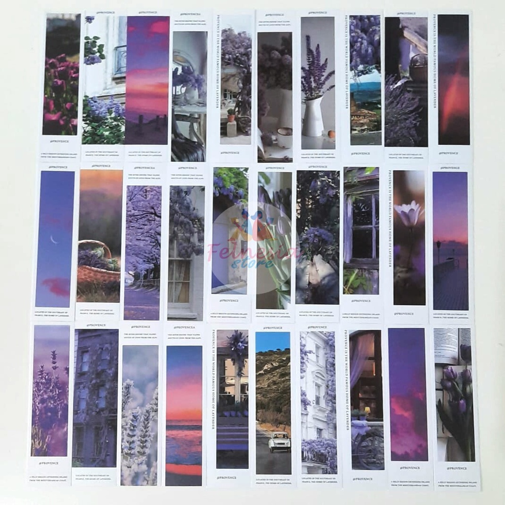 

Pembatas Buku / Bookmark Provence