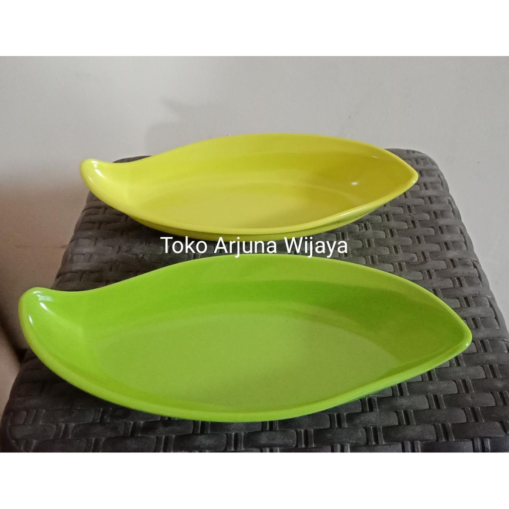 Mangkok fancy Daun/Kapal Mf-2609 Melamine - Harga Satuan +Bubblewrap &amp; Kardus