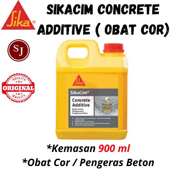 SIKACIM CONCRETE ADDITIVE 1KG-SIKA CIM OBAT COR-PENGERAS PENGUAT BETON X CHORMEN DAMDEX