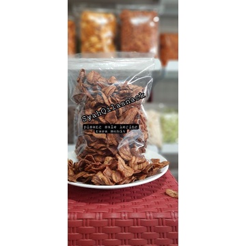 

pisang sale kering manis gurih renyah 200 gram.