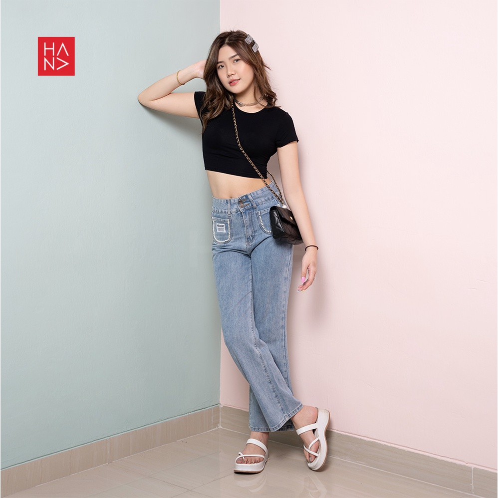 HanaFashion JKT - Mey Backless Crop Top Kaos Wanita - CT070