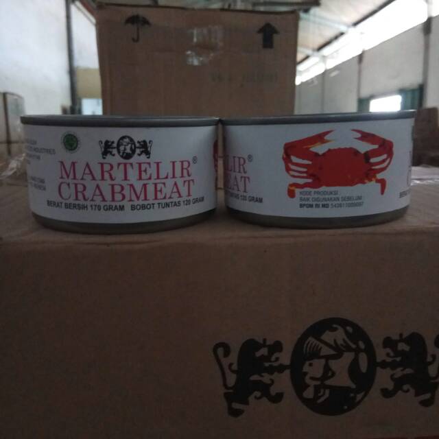 

Martelir Crabmeat (170 gr) DAGING KEPITING DALAM KALENG
