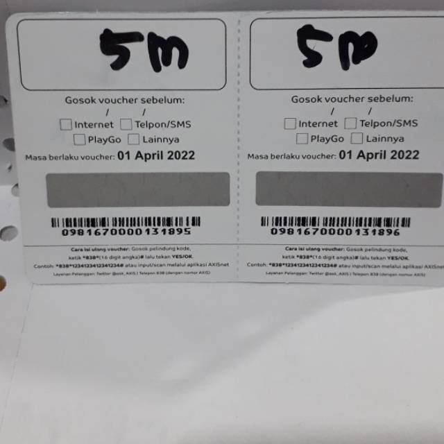 Axis 5gb 15 hari