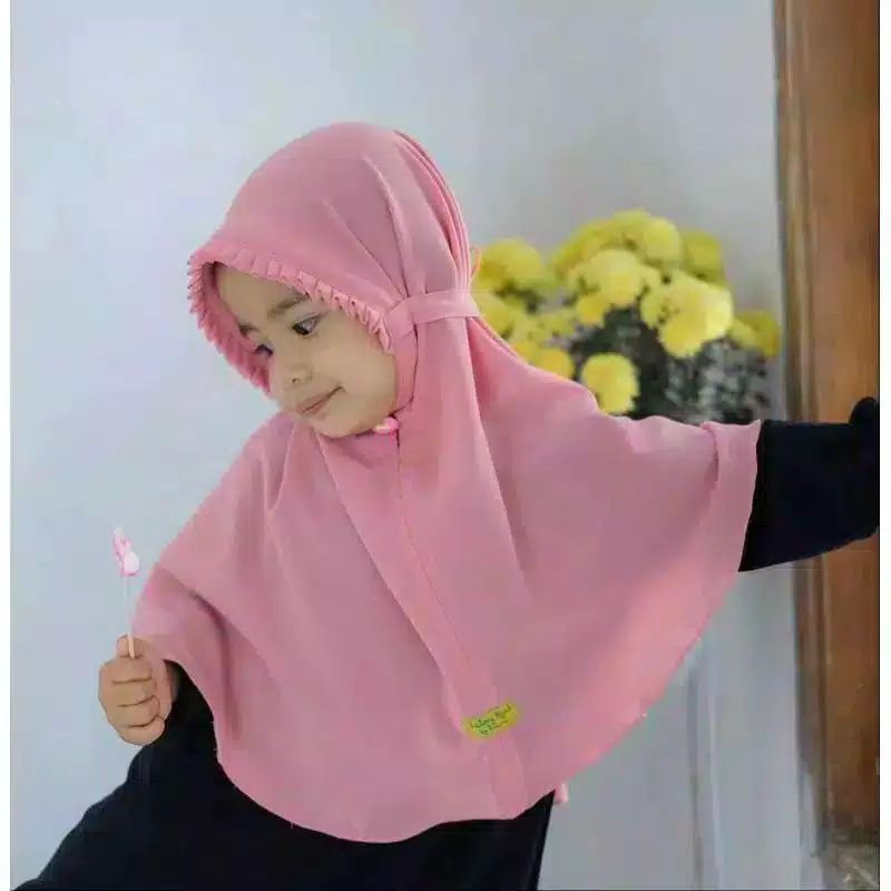 jilbab instan bergo maryam lipit anak # hijab bergo rempel/kcb anak