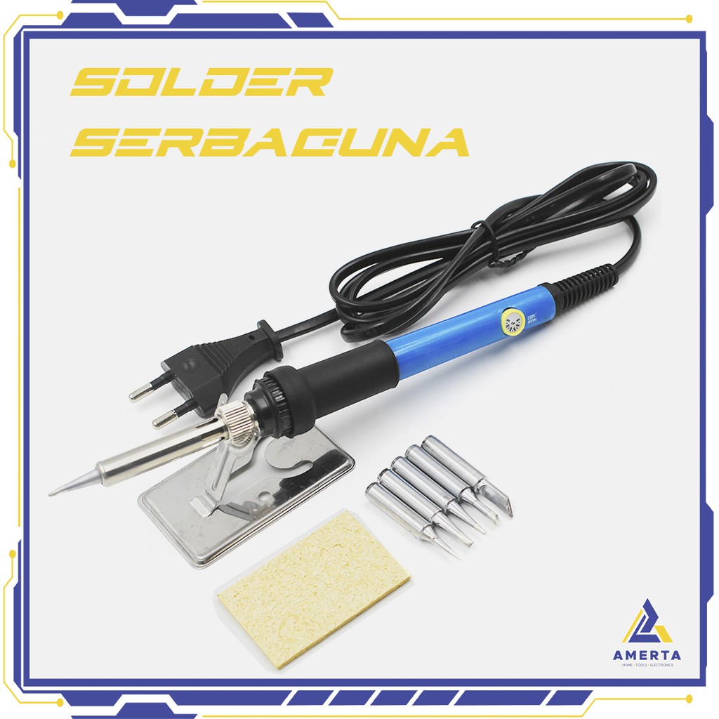 Alat Solder / Taffware Solder Iron Adjustable Temperature 60W