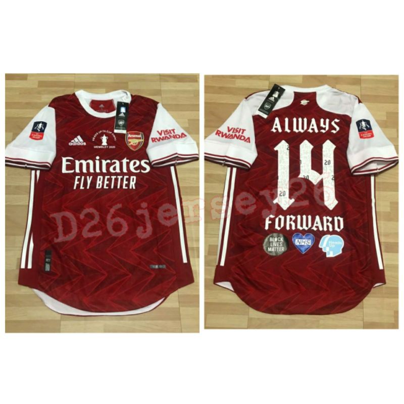 always forward arsenal jersey