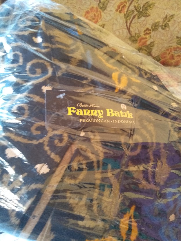 Gamis Batik Syari Sogan Kombinasi Trendy Modern