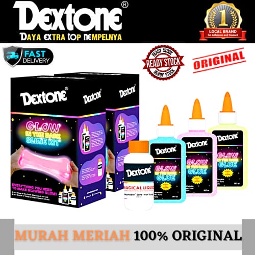 Dextone Glow In The Dark Slime Kit