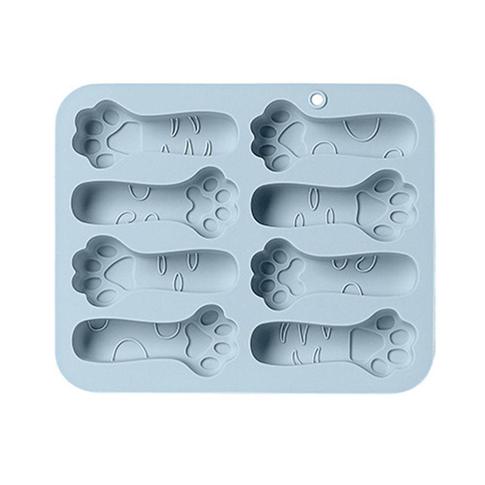 Preva 8rongga Cat Paw DIY Craft Jelly Dome Cetakan Sabun Tumbuh Gigi Stick Es Batu Coklat Keju Stick