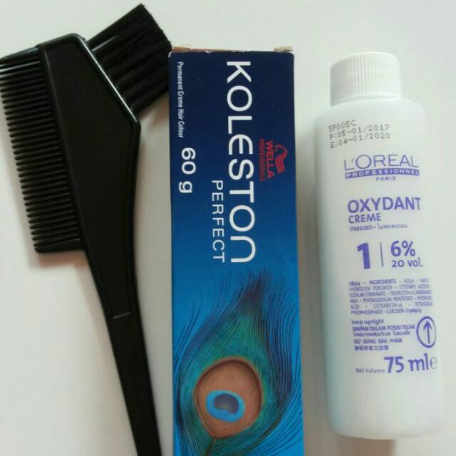 Paket Coloring Wella Koleston Perfect - Light Blonde Brown Ash 8/71