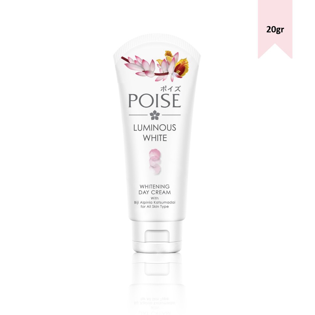 Poise Luminous Whitening Day Cream 20gr Tube