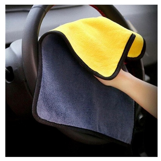 Kain Lap Mobil Motor Microfiber SUPER PREMIUM Towel Cloth Velvet 30 x 30 cm Handuk Pengering Mikrofiber 30x30cm