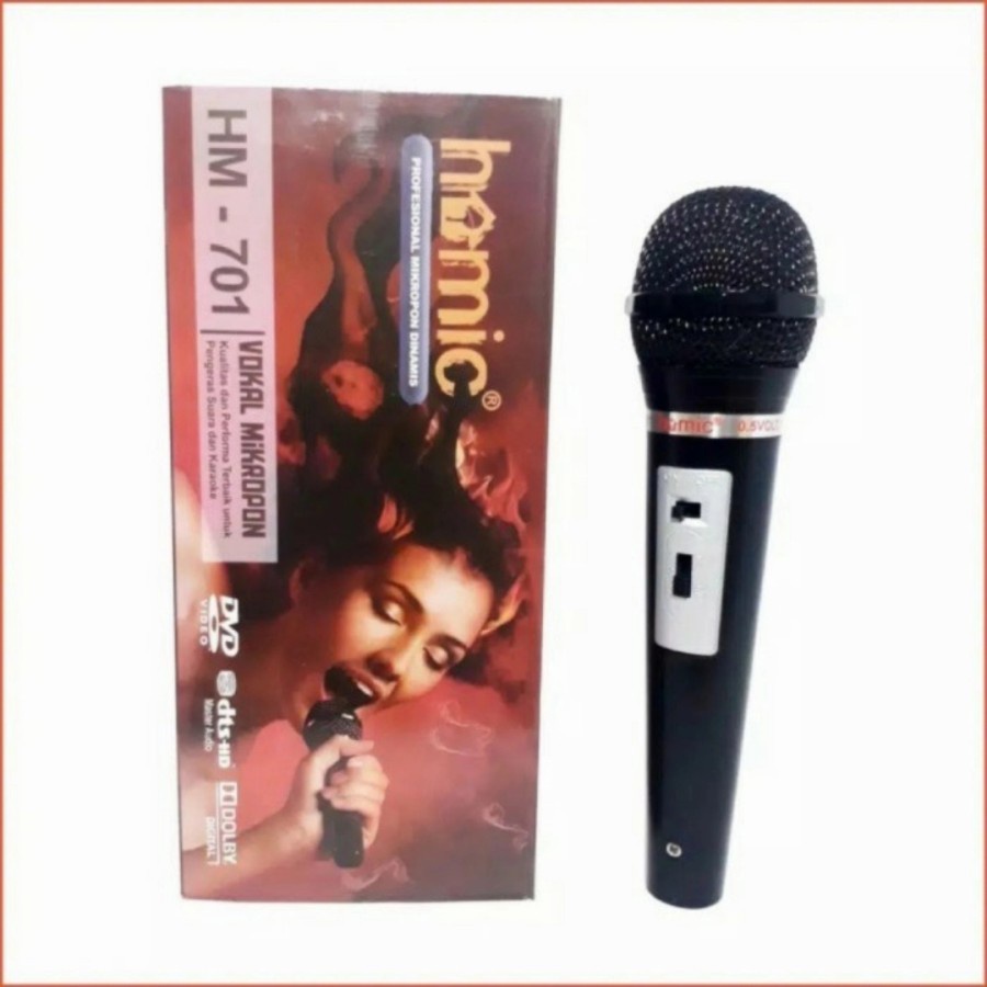 COD Mic Homic HM-701/Microphone/Mic Karaoke/Mic Kabel/Mikrofon Homic Ori