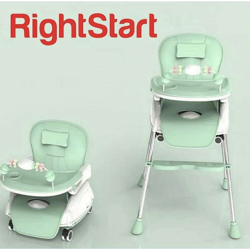 Right Start Candy Series Roadster Highchair FREE TOY - Kursi Makan Roda Mainan High Chair Anak Bayi