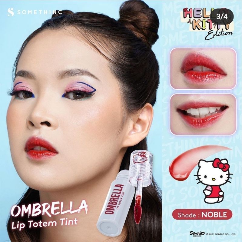 SOMETHINC  Hello Kitty Edition | Ombrella Lop Totem Tint - Noble | Suppler Power 120ml | Glow Maker 100ml | Self Love Eyeshadow Palette | Skin Golas Brightening Glow Wash Off | Hello Kitty x Somethinc