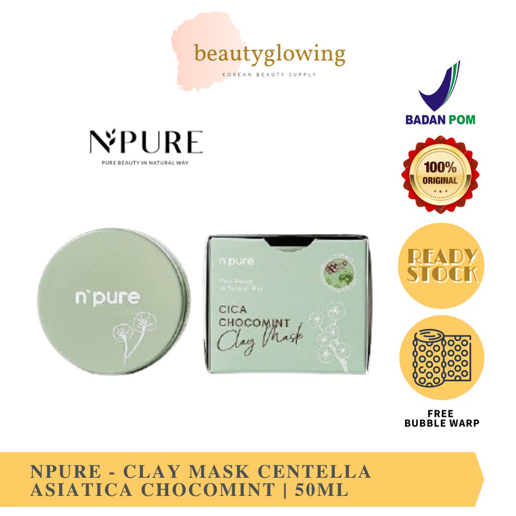 NPURE - Clay Mask Centella Asiatica Chocomint 50ml