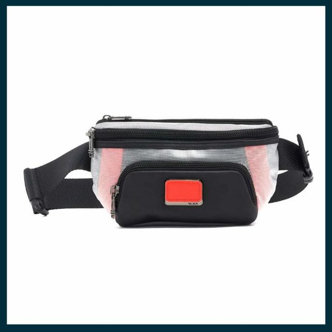 Ready Tas Waistbag Tumi Campbell Bumbag Grey/Bright Red. Branded Murah Mayabulan67