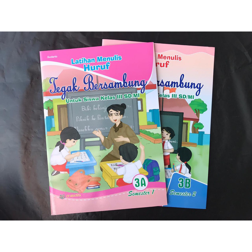 Paket Latihan Menulis Tegak & Sambung 1th Kelas 3