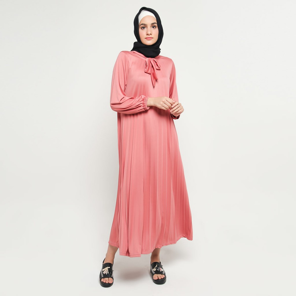 Long Dress Gamis maxi Wanita Muslim Flisket - XSHOP Inayah