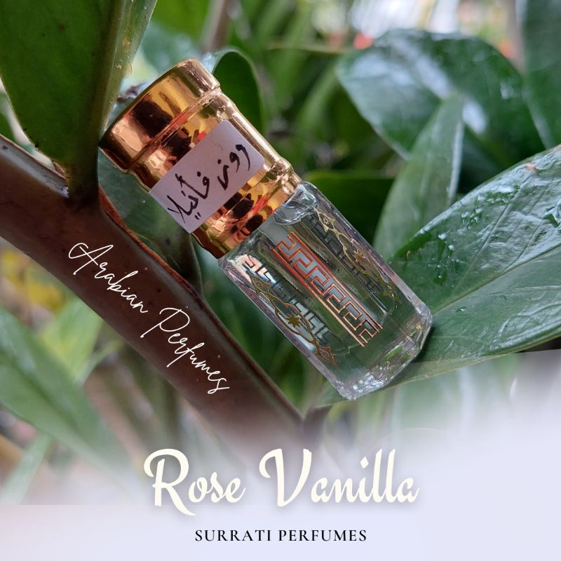 Arabian Parfum Rose Vanilla | Parfum Surrati | Bibit Murni