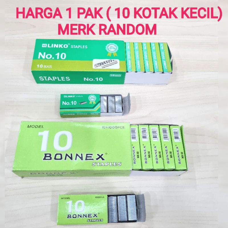 

Isi Staples Kecil MURAH Isi 10 Kotak Kecil