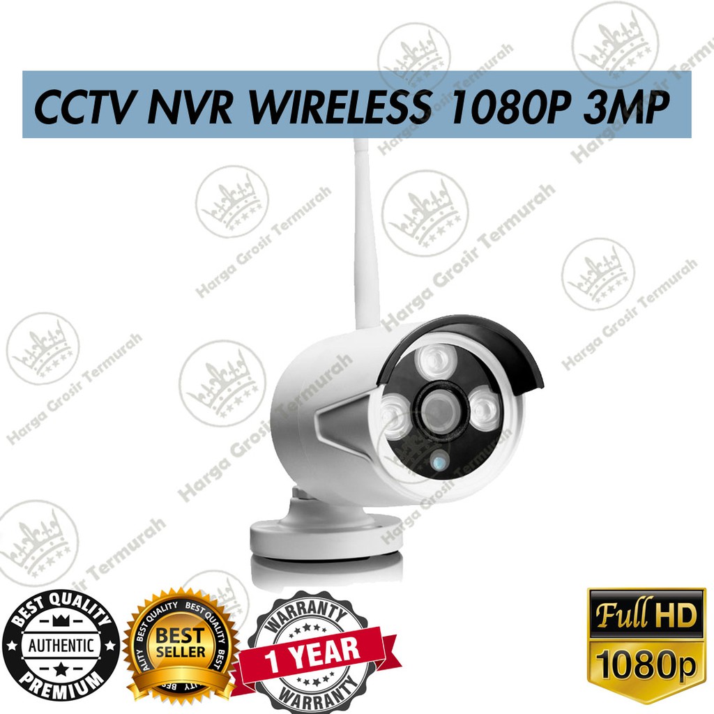 CCTV OUTDOOR HD WIRELESS (IP CAM) KHUSUS PAKET NVR KIT