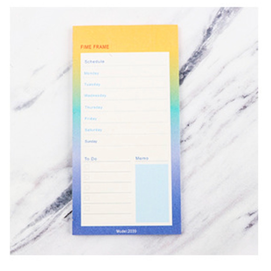 

memo to do list/ memo time table/ memo weekly/ memo murah/ memo warna-warni/ memo lucu/ memo unik/ memo planner