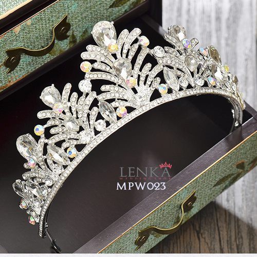 [BISA COD] MAHKOTA HEADPIECE BRIDAL AKSESORIS WEDDING PESTA WANITA MPW023