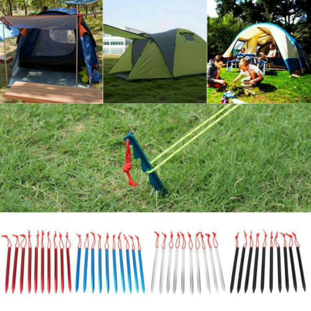 Pasak Aluminium adjustable aluminum Alloy triangle Y stake nail camping outdoor