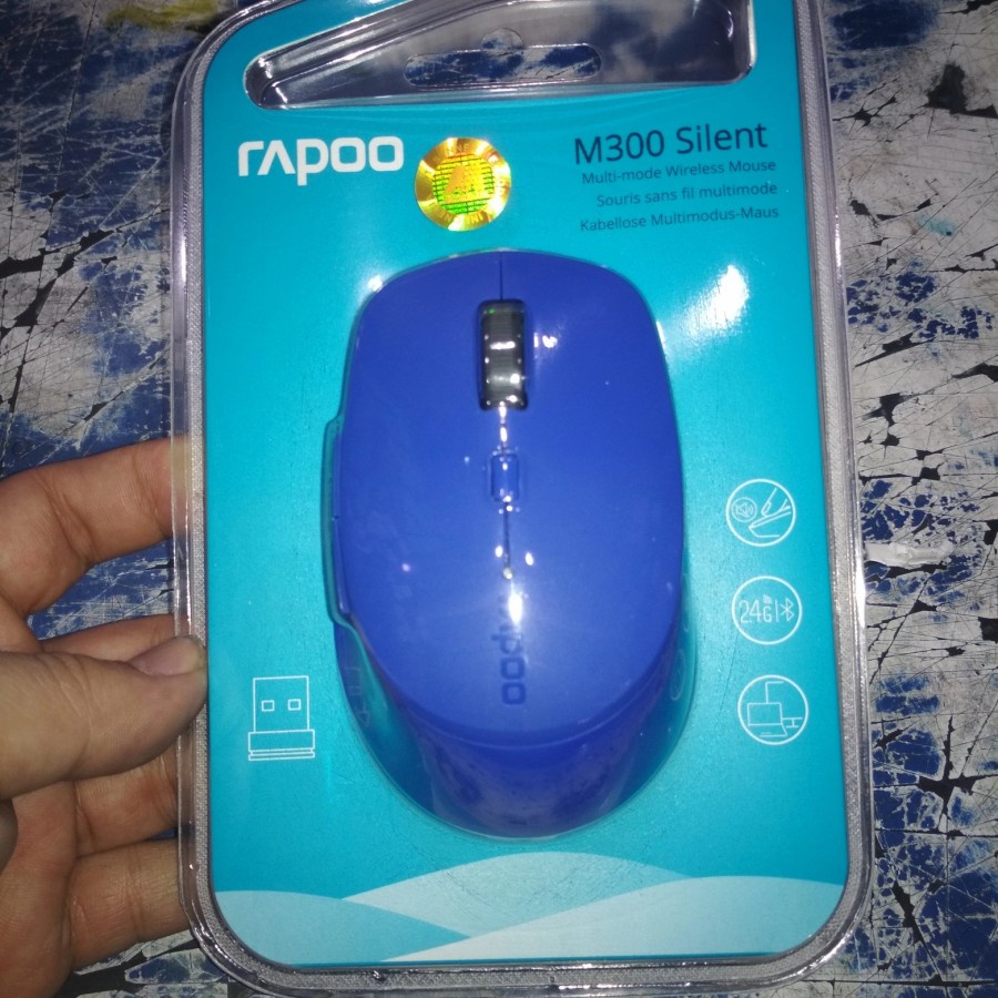 Mouse wireles rapoo m300 silent