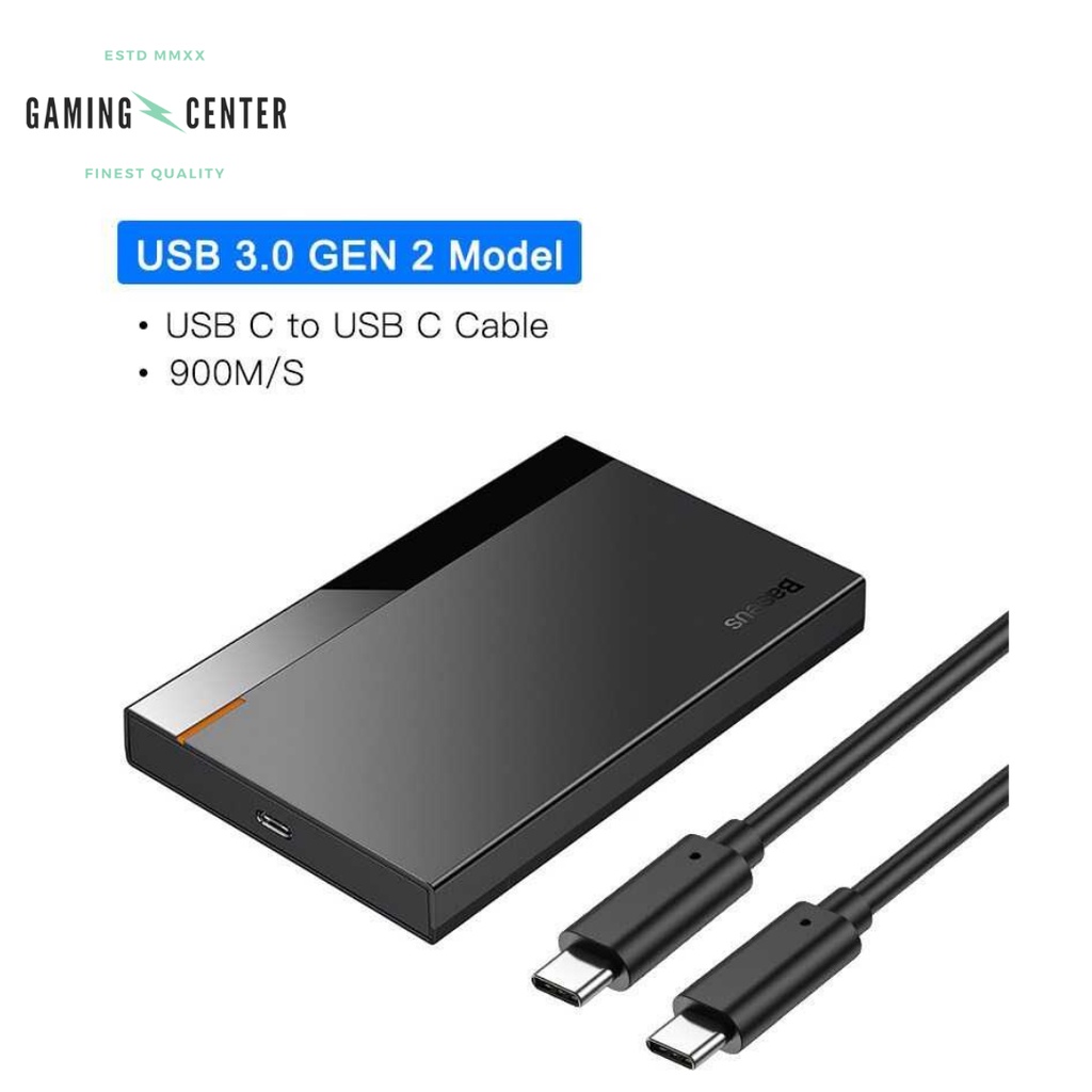 Baseus HDD Enclosure Full Speed Case 2.5 Inch USB C Gen2