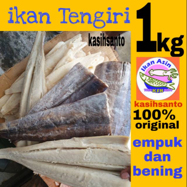 

Ikan asin Tenggiri daging-1kg