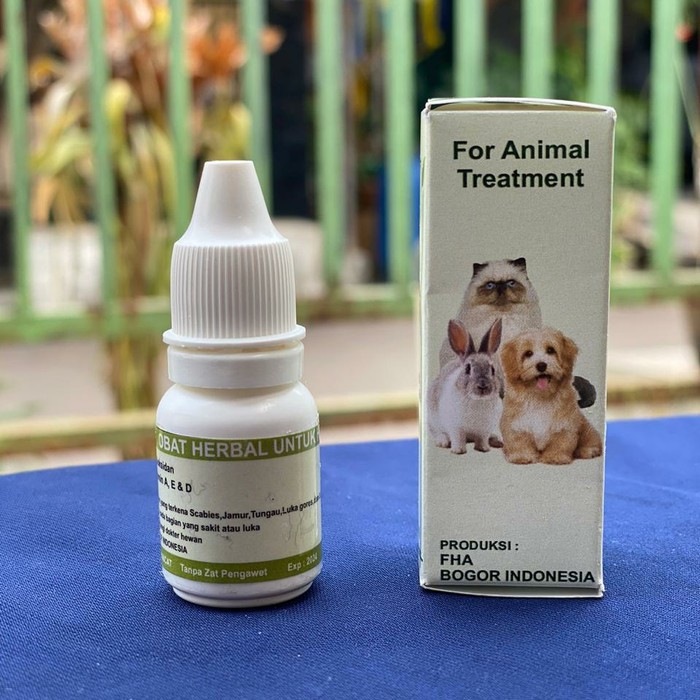 Obat Herbal untuk Kucing, anjing dan kelinci 10ml