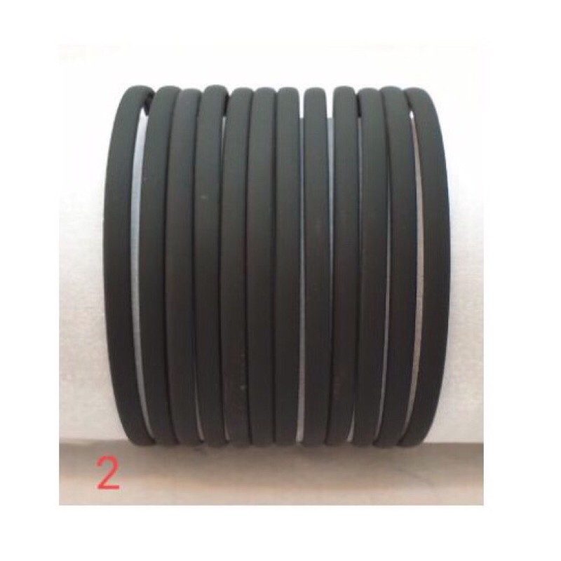 bando korea model hitam polos anti patah