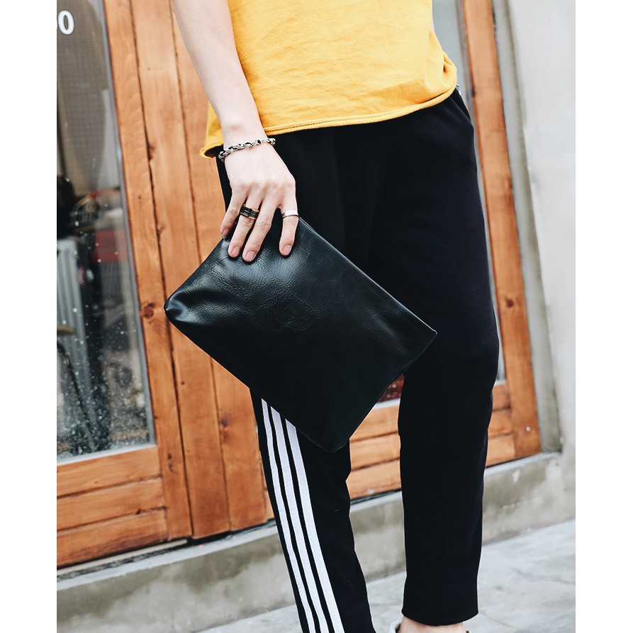 JM 288 I Handbag pria Clutch Pria Tangan Kulit Leather Pria import HIGH QUALITY