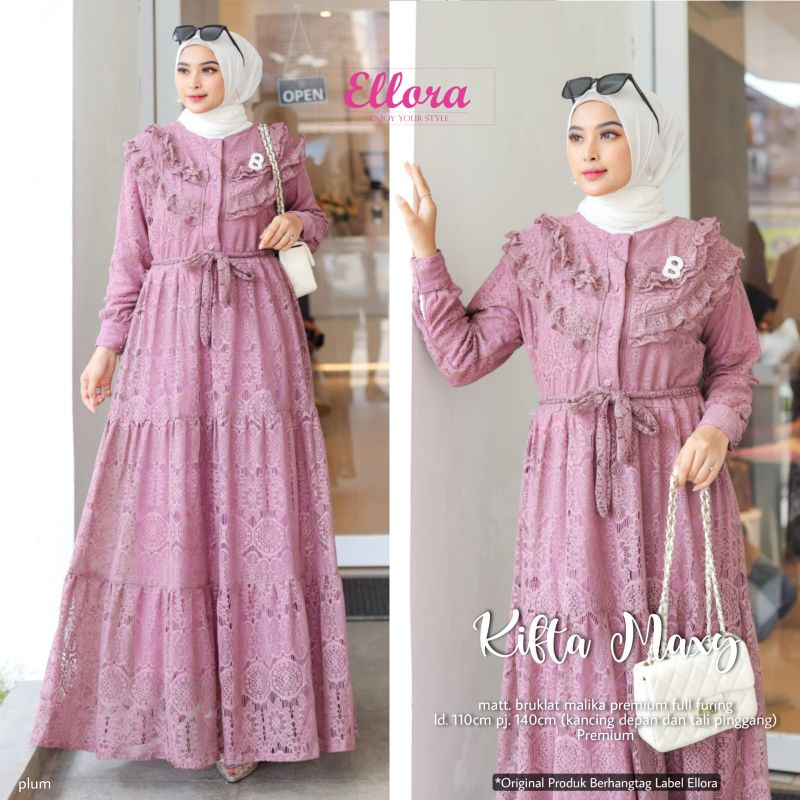 KIFTA MAXY by ELLORA// gamis maxy wanita
