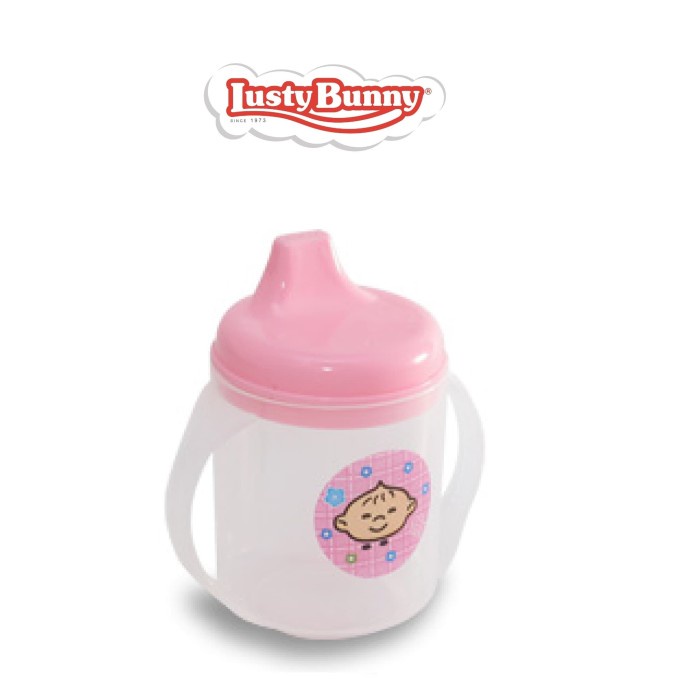 Lusty Bunny Training Cup With Handle - Tempat Minum Bayi Gagang Dua GL1296