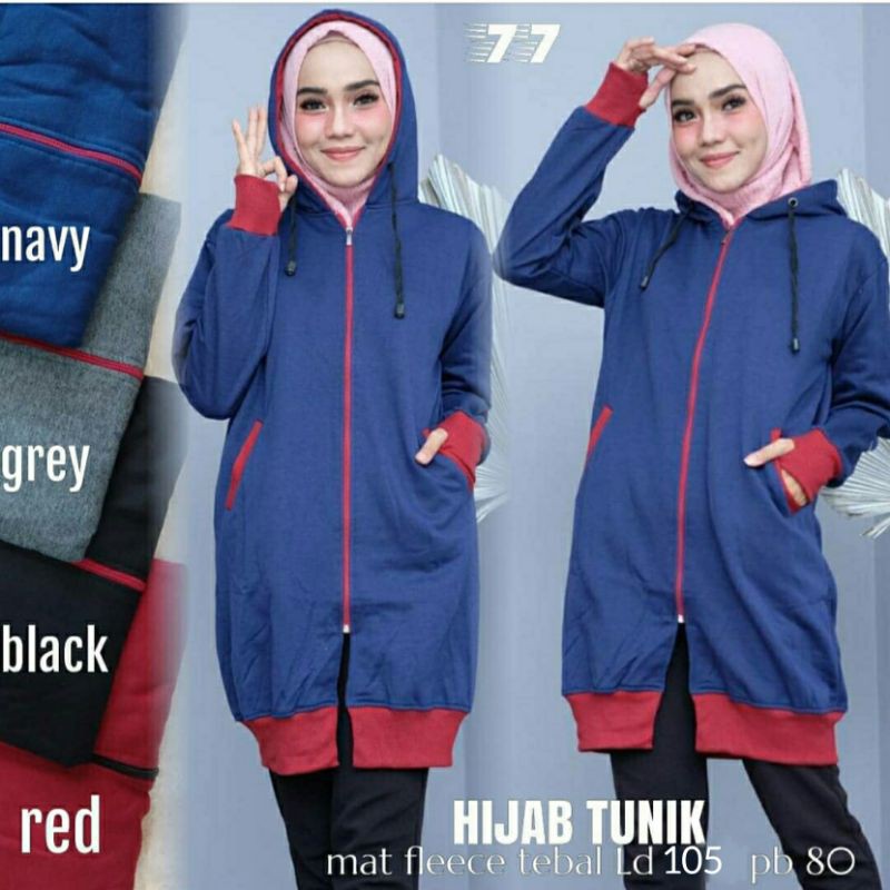 Jaket Wanita Jaket Murah Muslimah Jaket Hijaber Panjang