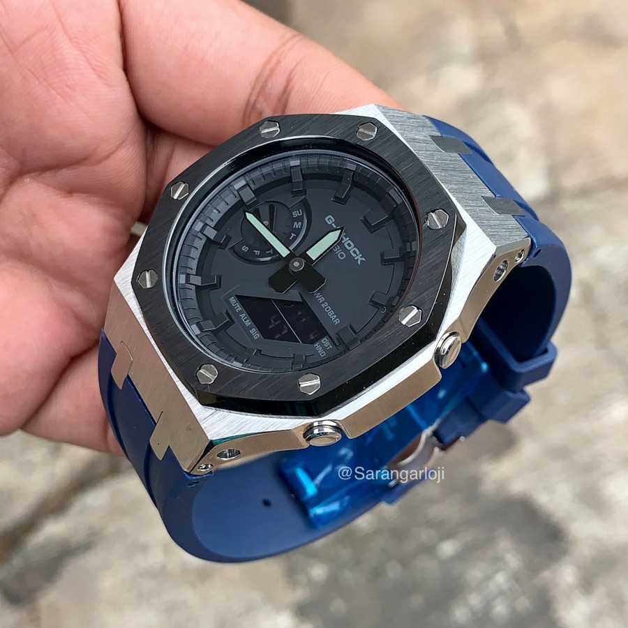 Jam Gshock Ga2100 Original & Garansi Black Full