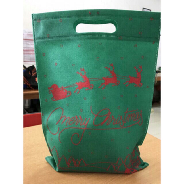 goodie bag tas natal spunbond christmas 3524