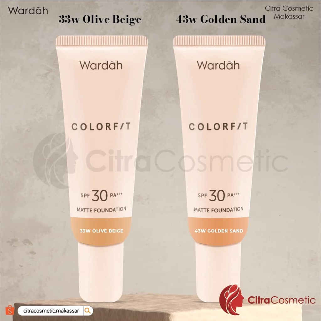 Wardah Colorfit Matte Foundation Series